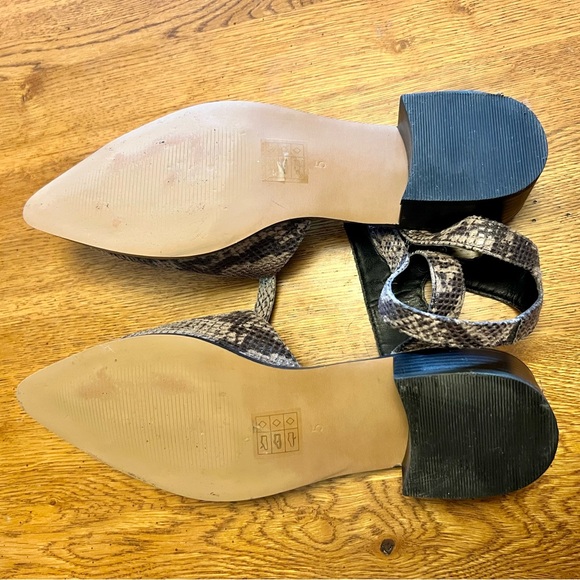 ASOS Python Print Low Heels, Size 8.5 - Picture 4 of 11